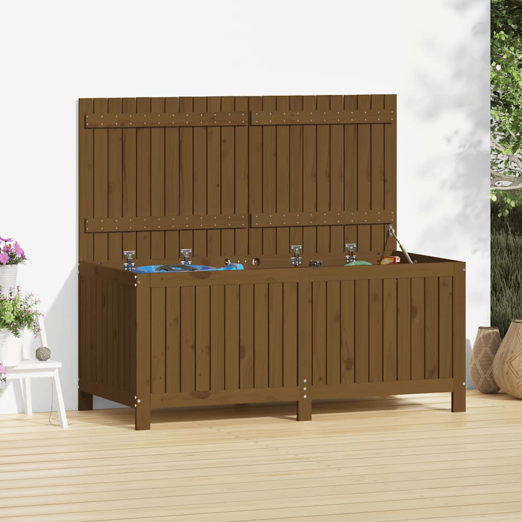 vidaXL Tuinbox 76x42,5x54 cm massief grenenhout grijs