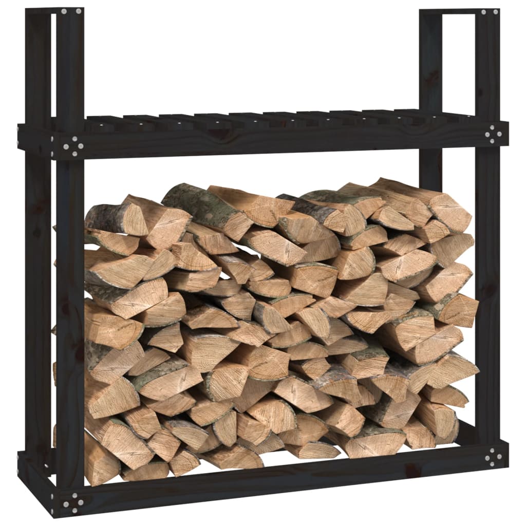 vidaXL Haardhoutrek 110x35x108,5 cm massief grenenhout