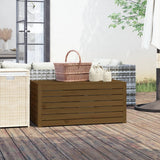 vidaXL Garden Storage Box 101x50.5x46.5 cm Solid Pine Wood