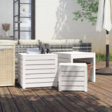 vidaXL Garden Storage Box 101x50.5x46.5 cm Solid Pine Wood