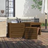 vidaXL Garden Storage Box 101x50.5x46.5 cm Solid Pine Wood