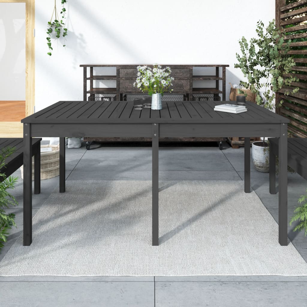 vidaXL Tuintafel 82,5x82,5x76 cm massief grenenhout