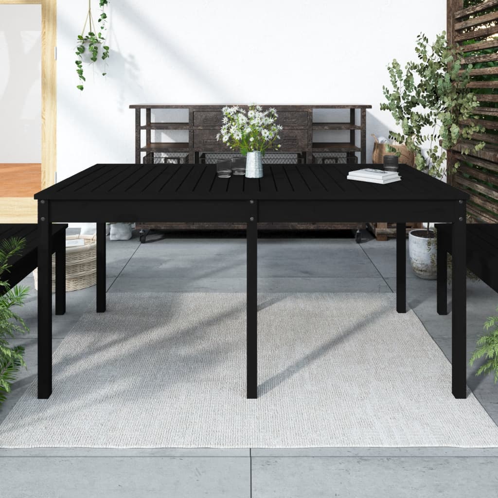 vidaXL Tuintafel 82,5x82,5x76 cm massief grenenhout