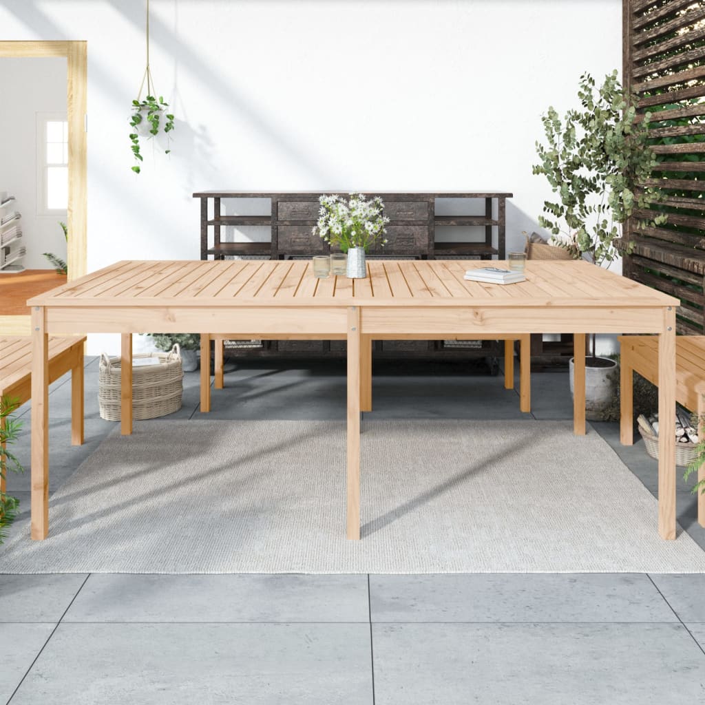 vidaXL Tuintafel 82,5x82,5x76 cm massief grenenhout