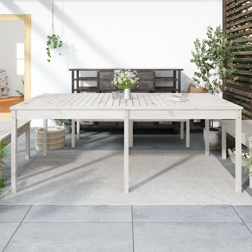 vidaXL Tuintafel 82,5x82,5x76 cm massief grenenhout