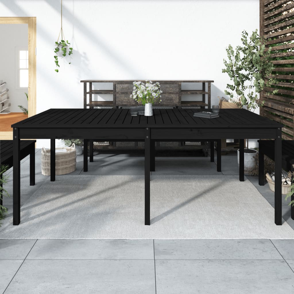vidaXL Tuintafel 82,5x82,5x76 cm massief grenenhout
