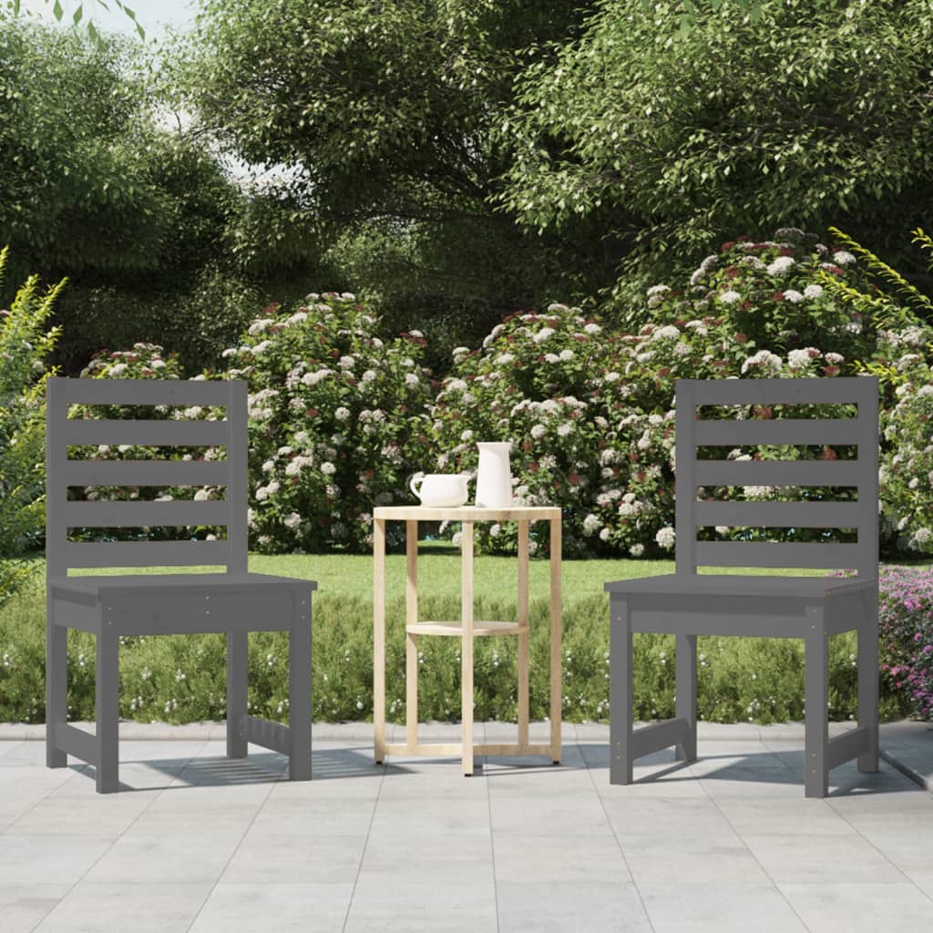 vidaXL Tuinstoelen 2 st 50x48x91,5 cm massief grenenhout