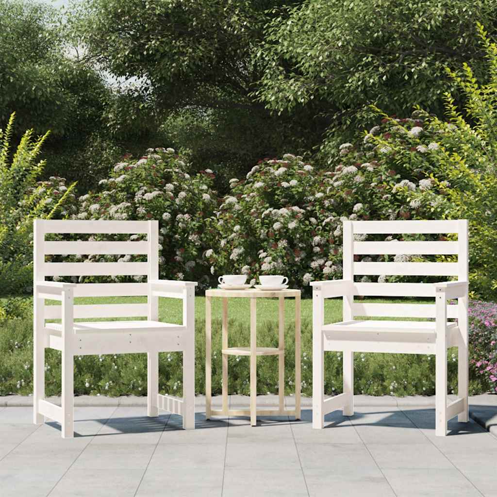 vidaXL Tuinstoelen 2 st 50x48x91,5 cm massief grenenhout