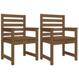 vidaXL Tuinstoelen 2 st 50x48x91,5 cm massief grenenhout