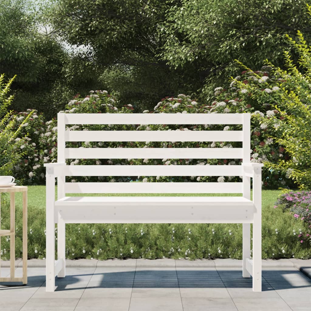 vidaXL Tuinbank 109x48x91,5 cm massief grenenhout