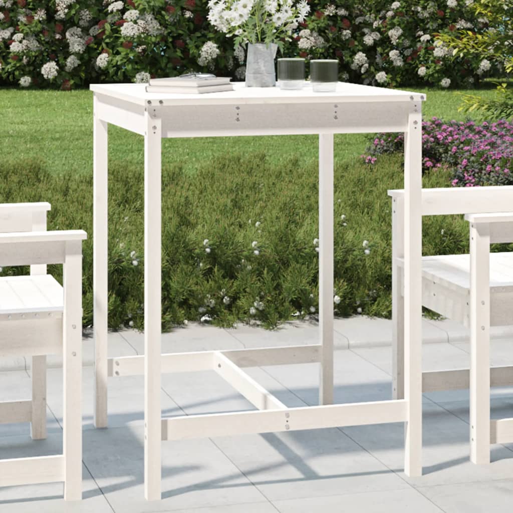 vidaXL Tuintafel 82,5x82,5x110 cm massief grenenhout