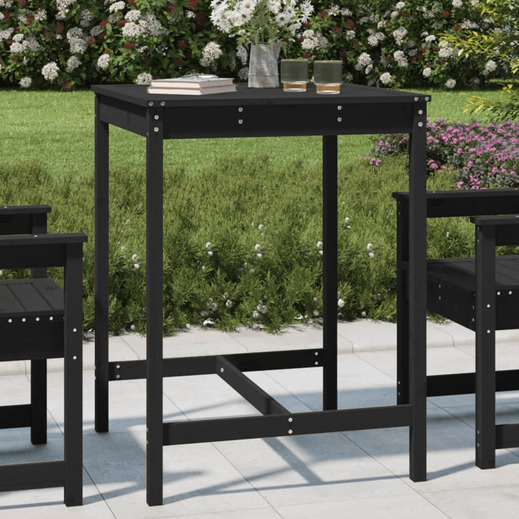 vidaXL Tuintafel 82,5x82,5x110 cm massief grenenhout