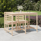 vidaXL Tuintafel 82,5x82,5x110 cm massief grenenhout