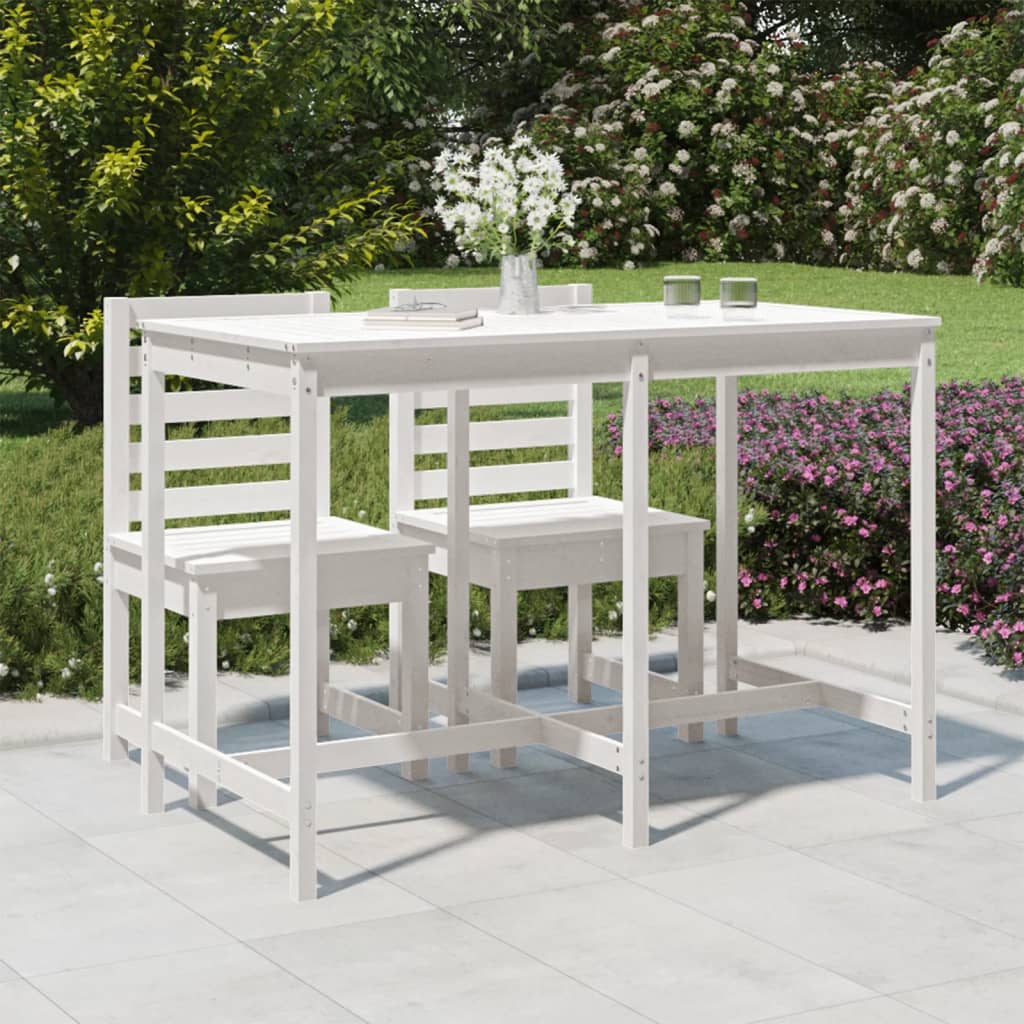 vidaXL Tuintafel 82,5x82,5x110 cm massief grenenhout