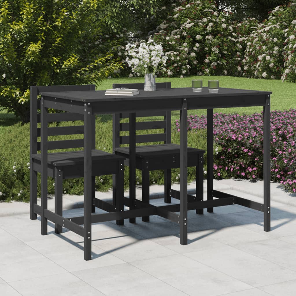 vidaXL Tuintafel 82,5x82,5x110 cm massief grenenhout