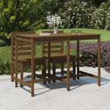 vidaXL Tuintafel 82,5x82,5x110 cm massief grenenhout