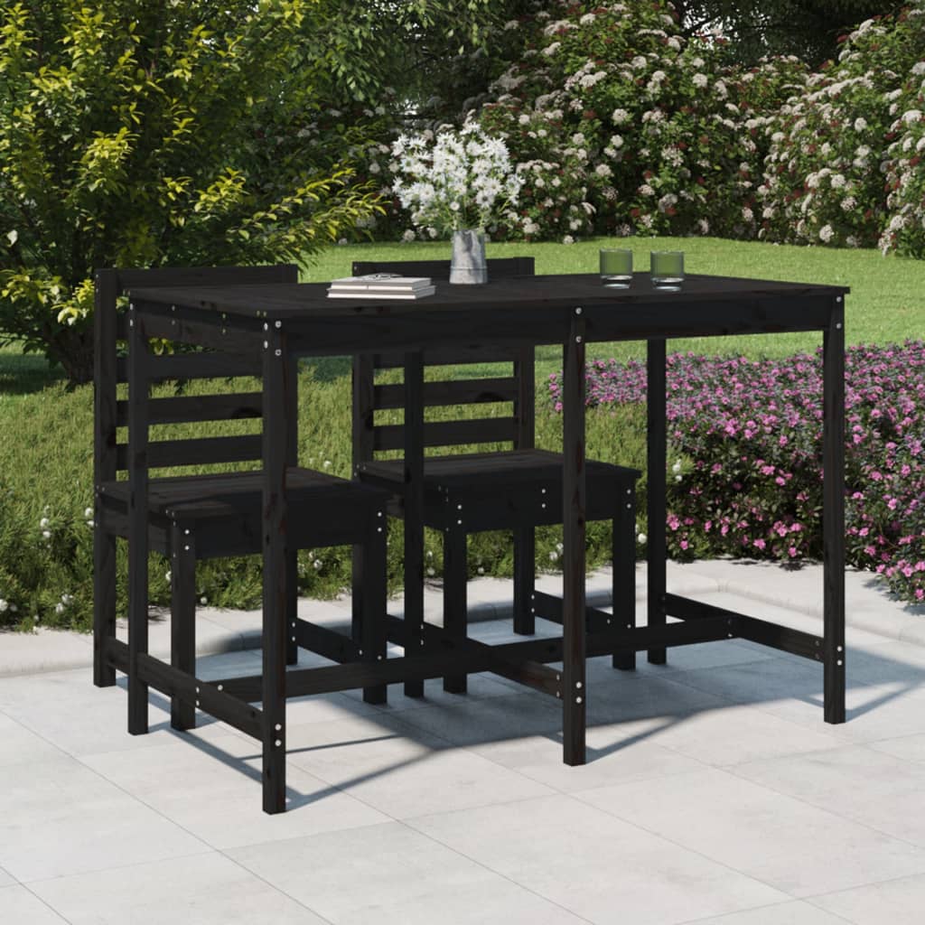 vidaXL Tuintafel 82,5x82,5x110 cm massief grenenhout
