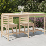 vidaXL Tuintafel 82,5x82,5x110 cm massief grenenhout