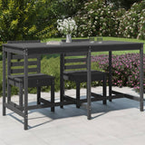 vidaXL Tuintafel 82,5x82,5x110 cm massief grenenhout