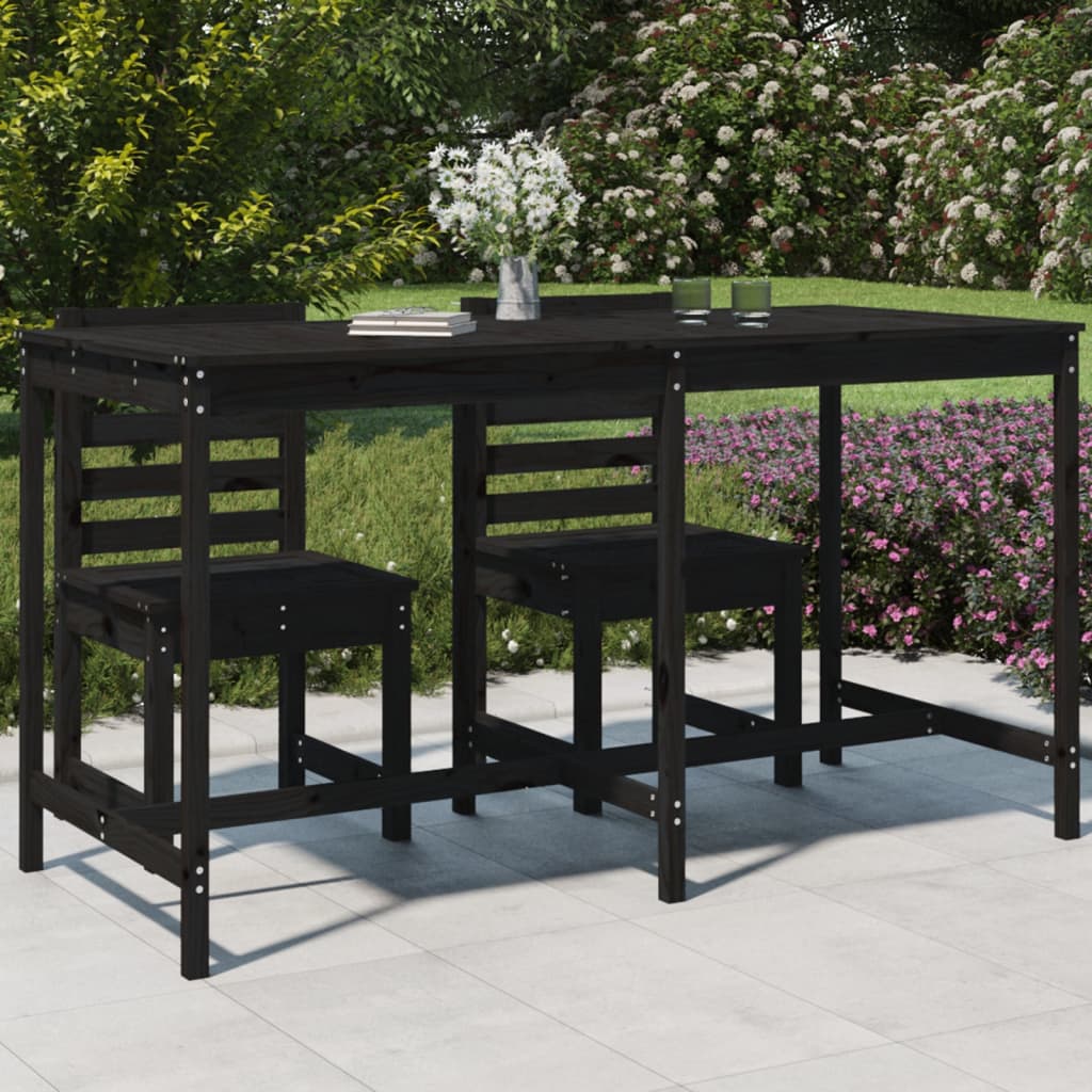 vidaXL Tuintafel 82,5x82,5x110 cm massief grenenhout