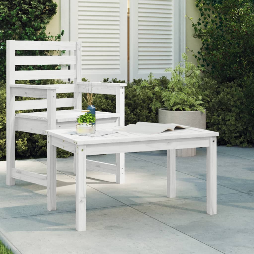 vidaXL Tuintafel 82,5x50,5x45 cm massief grenenhout