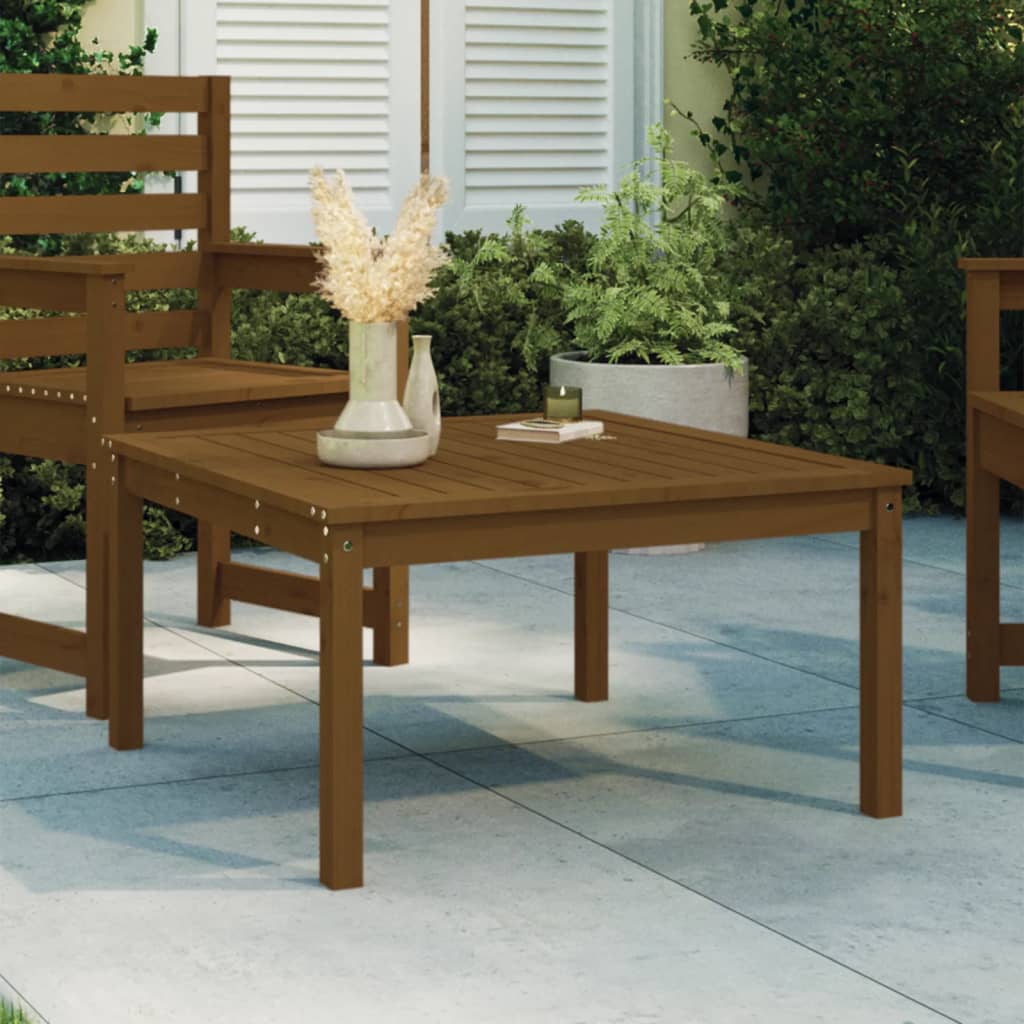 vidaXL Tuintafel 82,5x50,5x45 cm massief grenenhout