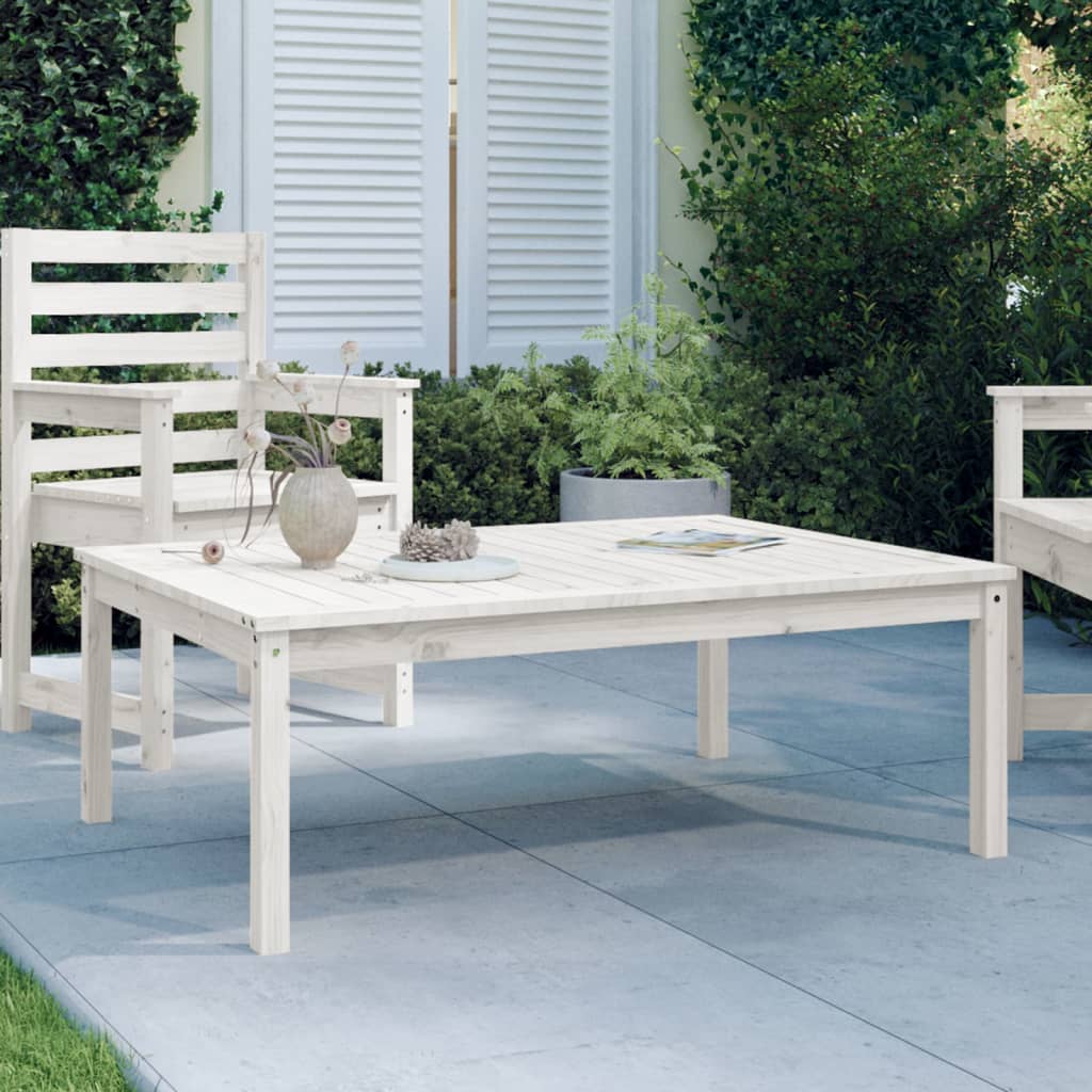 vidaXL Tuintafel 82,5x50,5x45 cm massief grenenhout