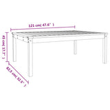vidaXL Tuintafel 82,5x50,5x45 cm massief grenenhout