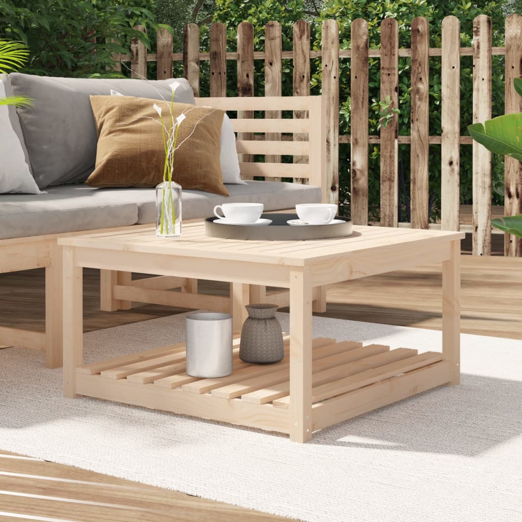 vidaXL Tuintafel 82,5x50,5x45 cm massief grenenhout