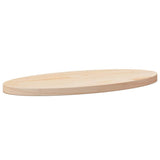 vidaXL Tafelblad ovaal 60x30x2,5 cm massief grenenhout