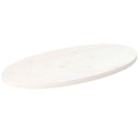 vidaXL Tafelblad ovaal 60x30x2,5 cm massief grenenhout