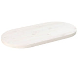 vidaXL Tafelblad 60x30x2,5 cm massief grenenhout ovaal