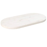 vidaXL Tafelblad 60x30x2,5 cm massief grenenhout ovaal
