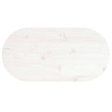 vidaXL Tafelblad 60x30x2,5 cm massief grenenhout ovaal