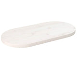 vidaXL Tafelblad 60x30x2,5 cm massief grenenhout ovaal