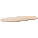 vidaXL Tafelblad 60x30x2,5 cm massief grenenhout ovaal