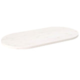 vidaXL Tafelblad 60x30x2,5 cm massief grenenhout ovaal