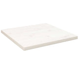 vidaXL Tafelblad vierkant 40x40x2,5 cm massief grenenhout wit