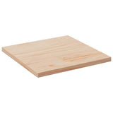 vidaXL Tafelblad vierkant 40x40x2,5 cm massief grenenhout wit