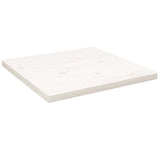 vidaXL Tafelblad vierkant 40x40x2,5 cm massief grenenhout wit