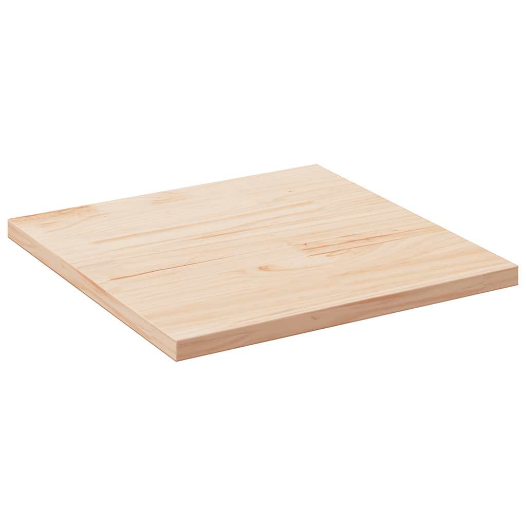 vidaXL Tafelblad vierkant 40x40x2,5 cm massief grenenhout wit