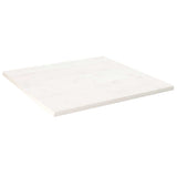 vidaXL Tafelblad vierkant 40x40x2,5 cm massief grenenhout wit