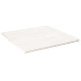 vidaXL Tafelblad vierkant 40x40x2,5 cm massief grenenhout wit