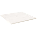 vidaXL Tafelblad vierkant 40x40x2,5 cm massief grenenhout wit