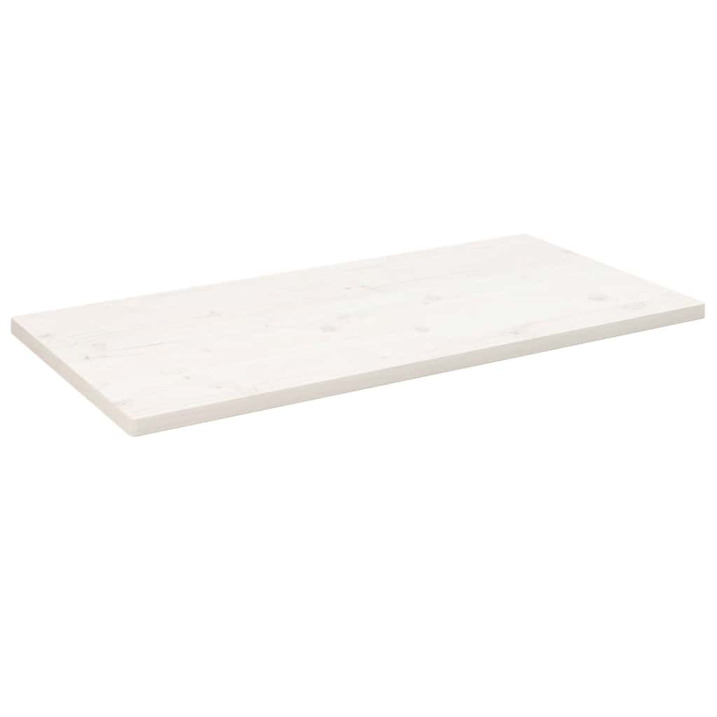 vidaXL Tafelblad vierkant 40x40x2,5 cm massief grenenhout wit