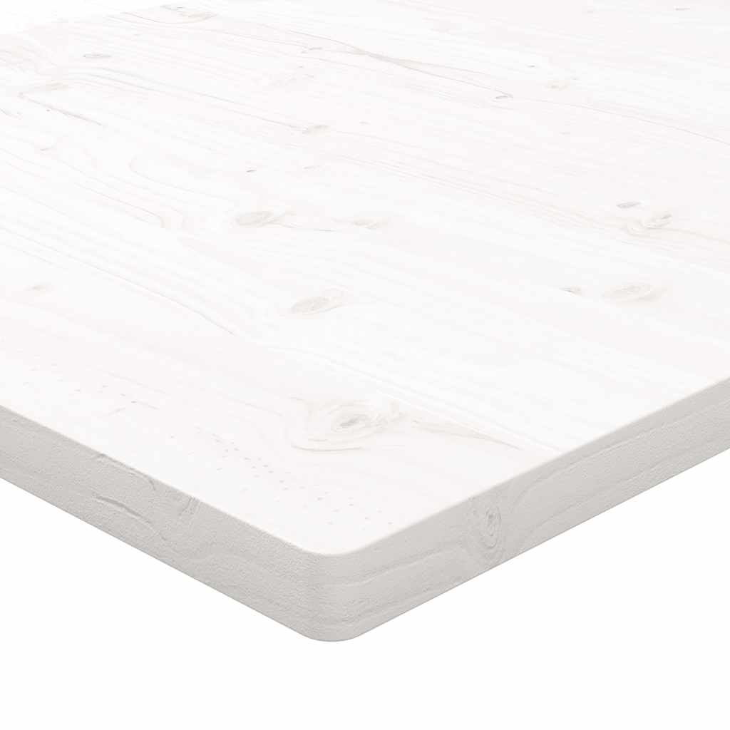 vidaXL Tafelblad vierkant 40x40x2,5 cm massief grenenhout wit