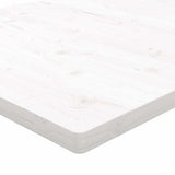 vidaXL Tafelblad vierkant 40x40x2,5 cm massief grenenhout wit
