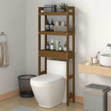 vidaXL Toiletrek 63x26x171 cm massief grenenhout