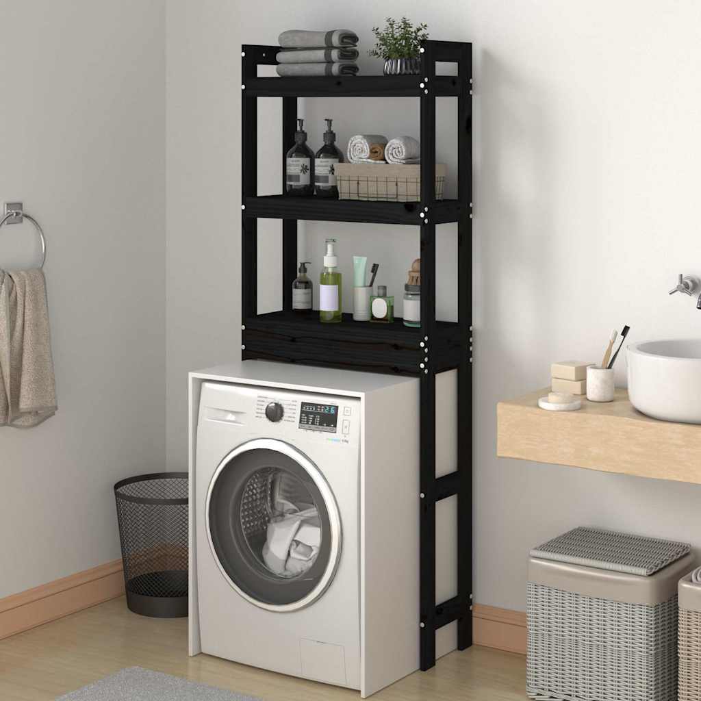 vidaXL Toiletrek 63x26x171 cm massief grenenhout