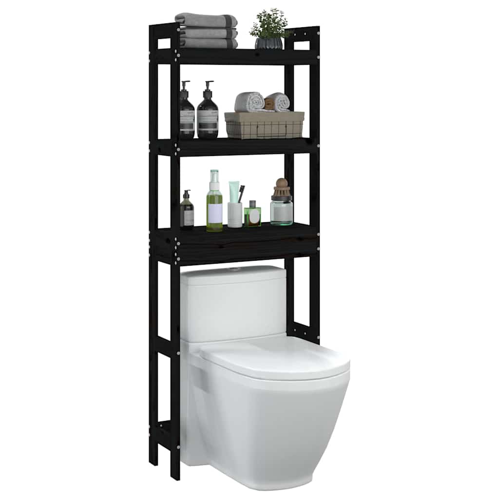 vidaXL Toiletrek 63x26x171 cm massief grenenhout